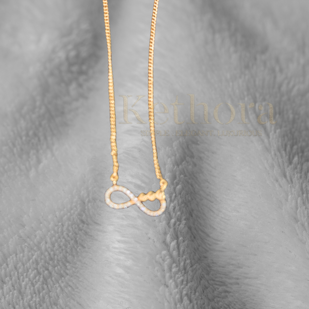 Infinity Shape heart blend Necklace