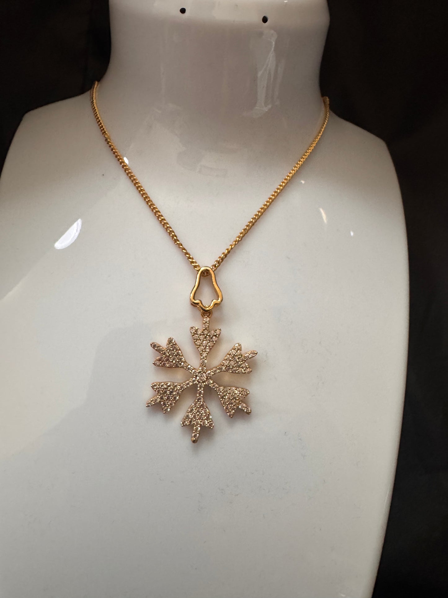 Snow flakes pendent Necklace